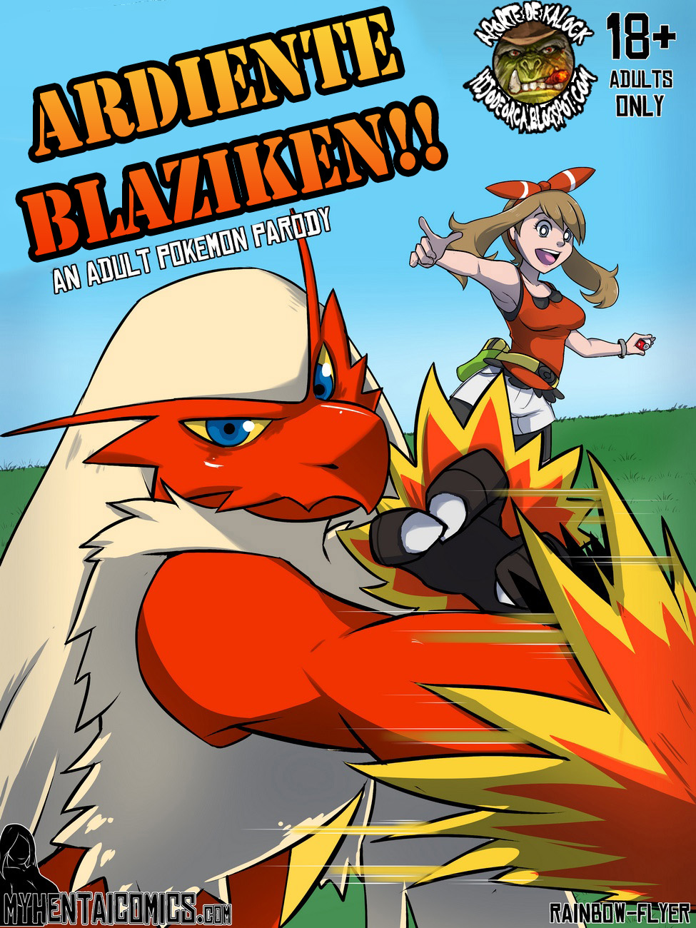 Ardiente Blaziken!! (Pokémon) [Rainbow Flyer]