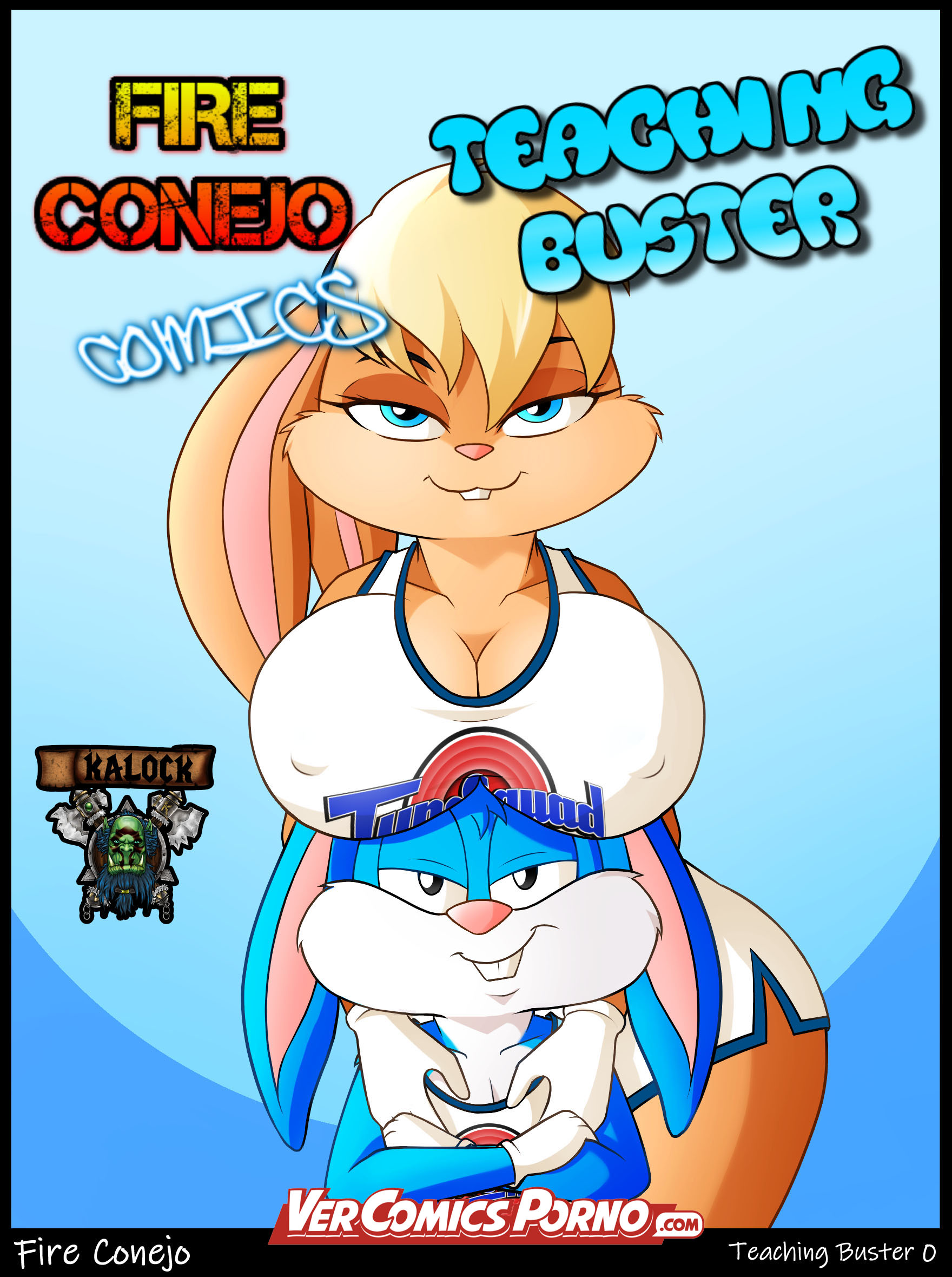 Teaching Buster (Tiny Toons) [Fire Conejo]