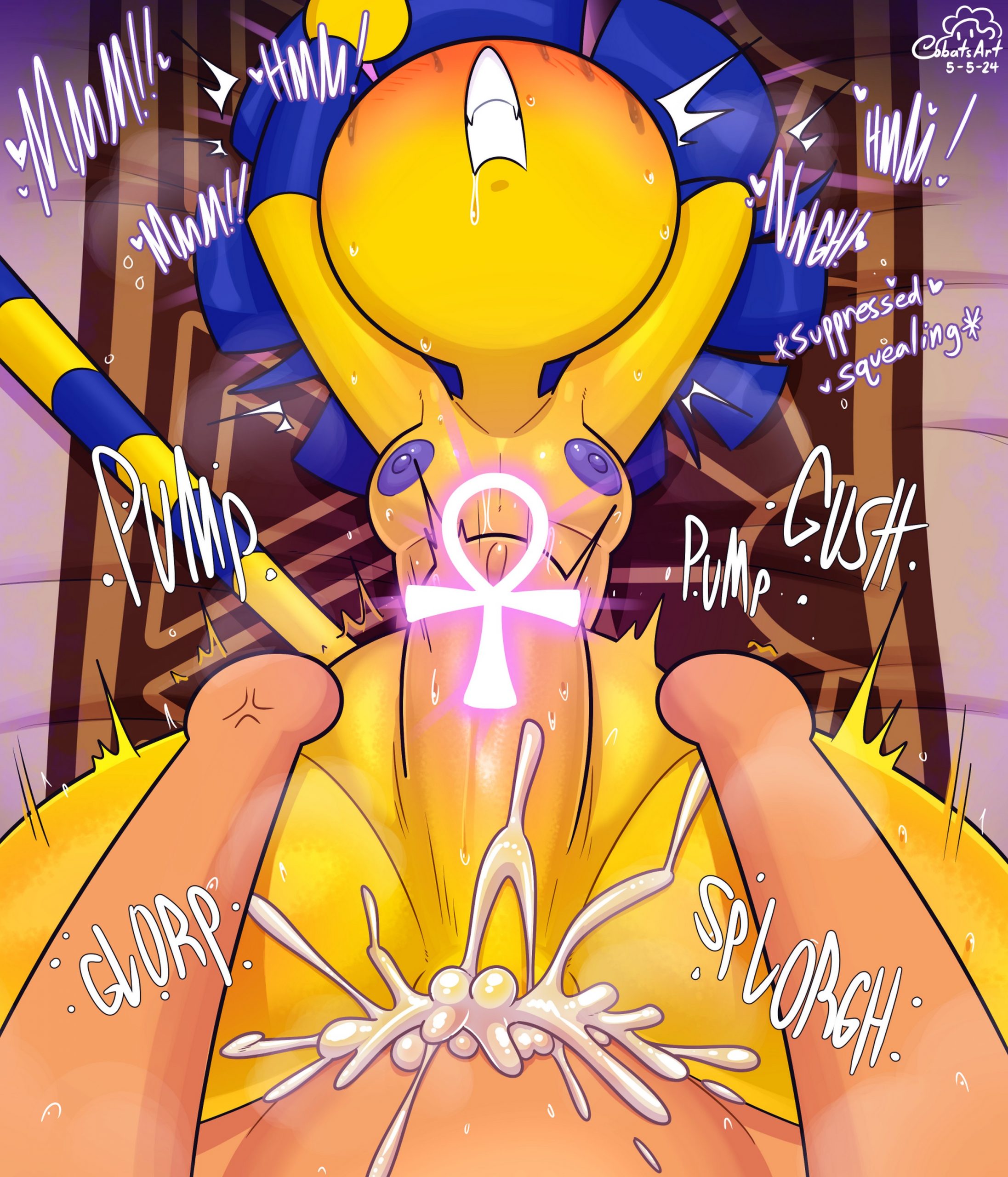 Confessing to Ankha (Animal Crossing) [Cobatsart]