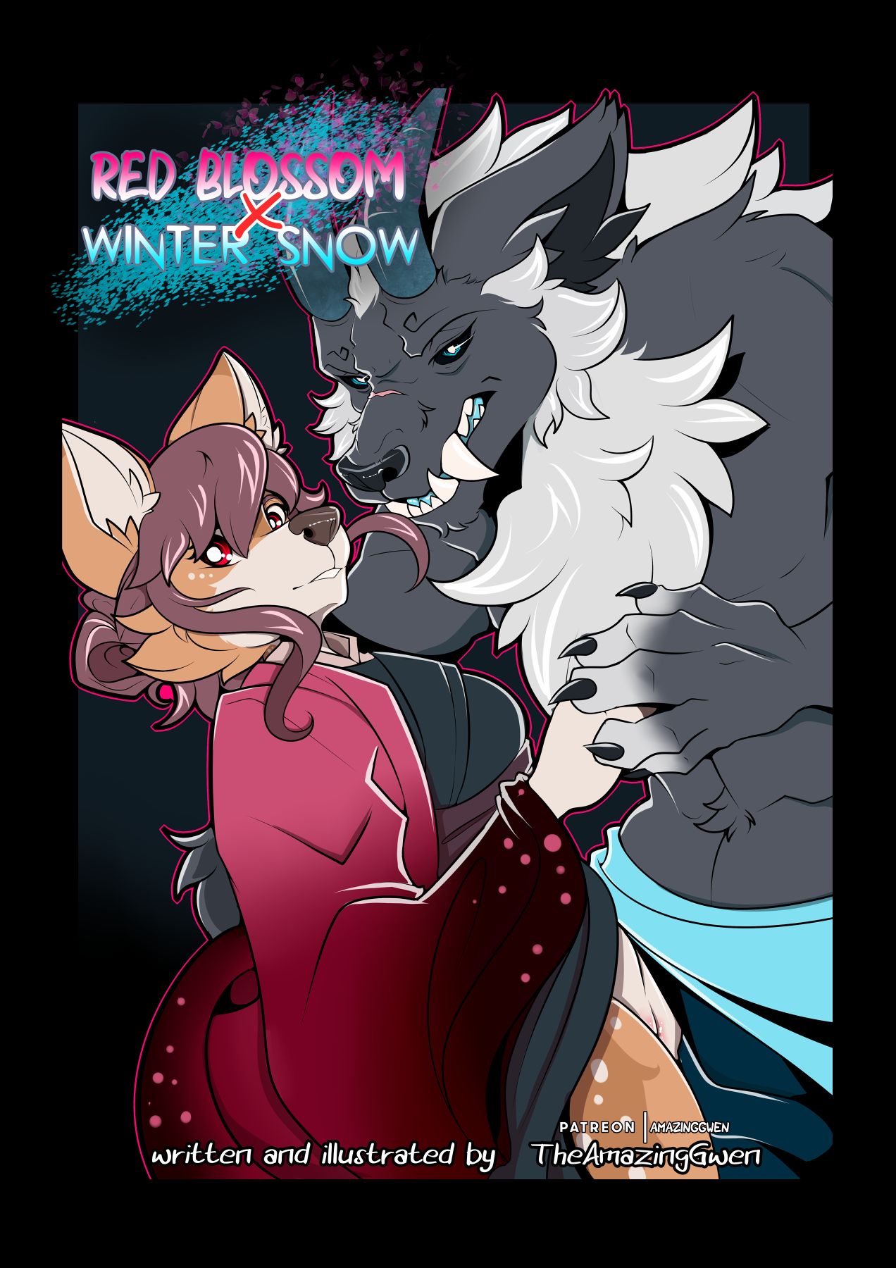 Red Blossom & Winter Snow Flor Roja & Nieve Invernal [Amazinggwen]