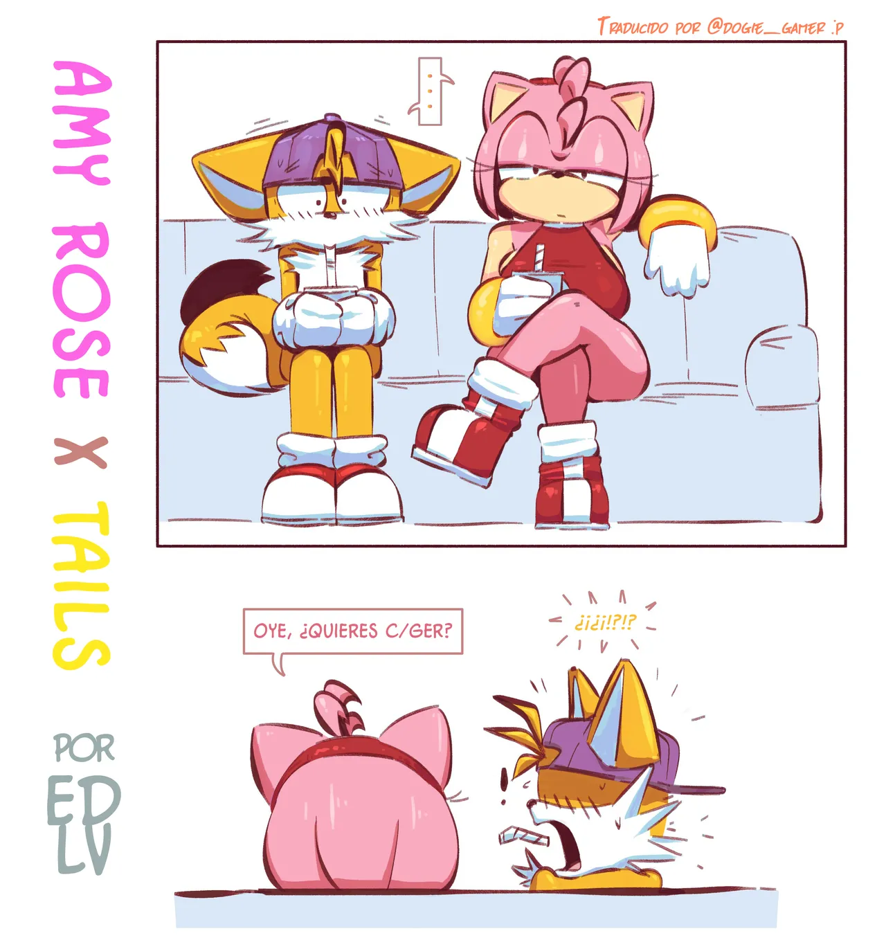 Tails x Amy (Sonic the Hedgehog) [EDLV]